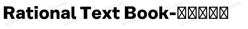 Rational Text Book字体转换